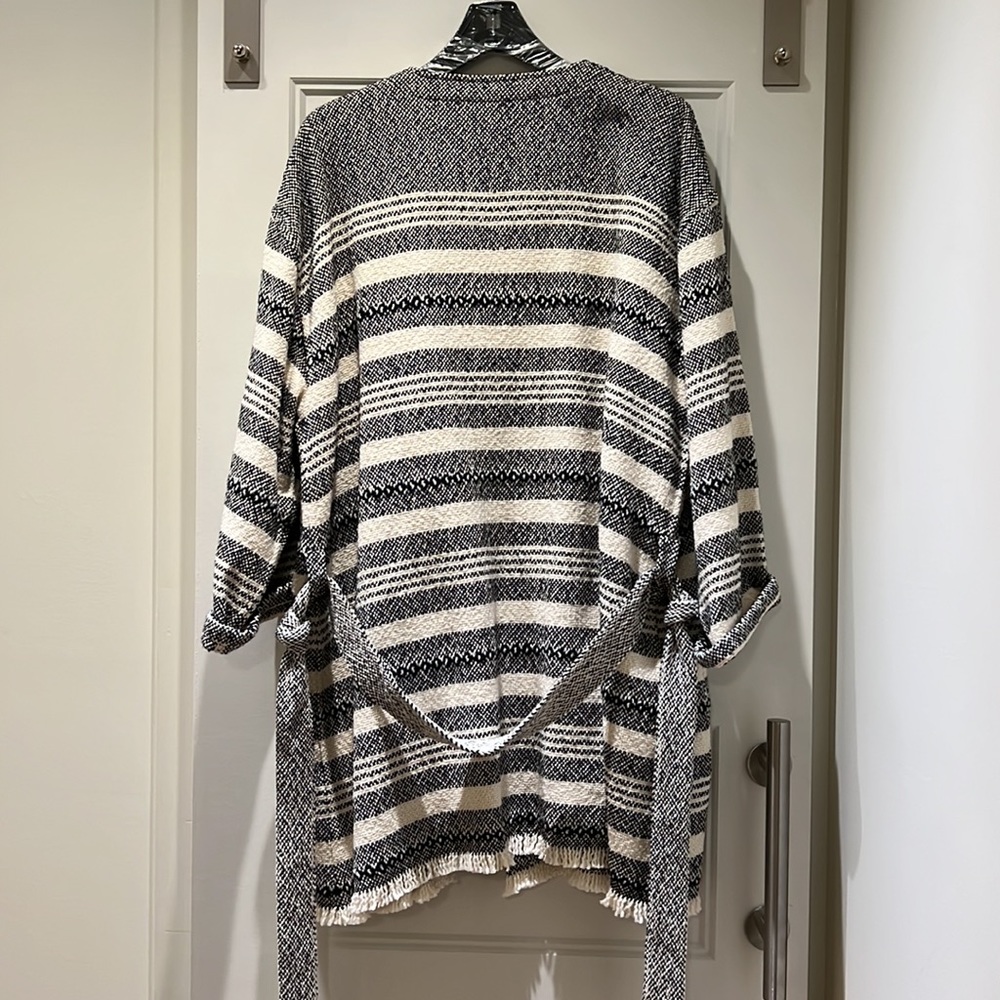 Eileen Fisher 3/4 Open Front Jacket - Picture 3 of 7